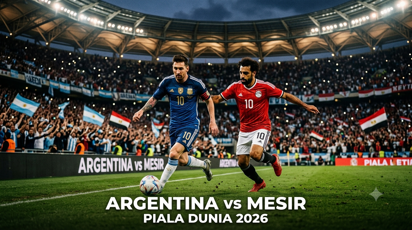 Argentina vs Mesir Piala Dunia 2026 Malam Ini Pukul 23.00 WIB—Ikuti Streaming Serunya Bersama Jalalive dalam Laga Knockout Berkelas Dunia