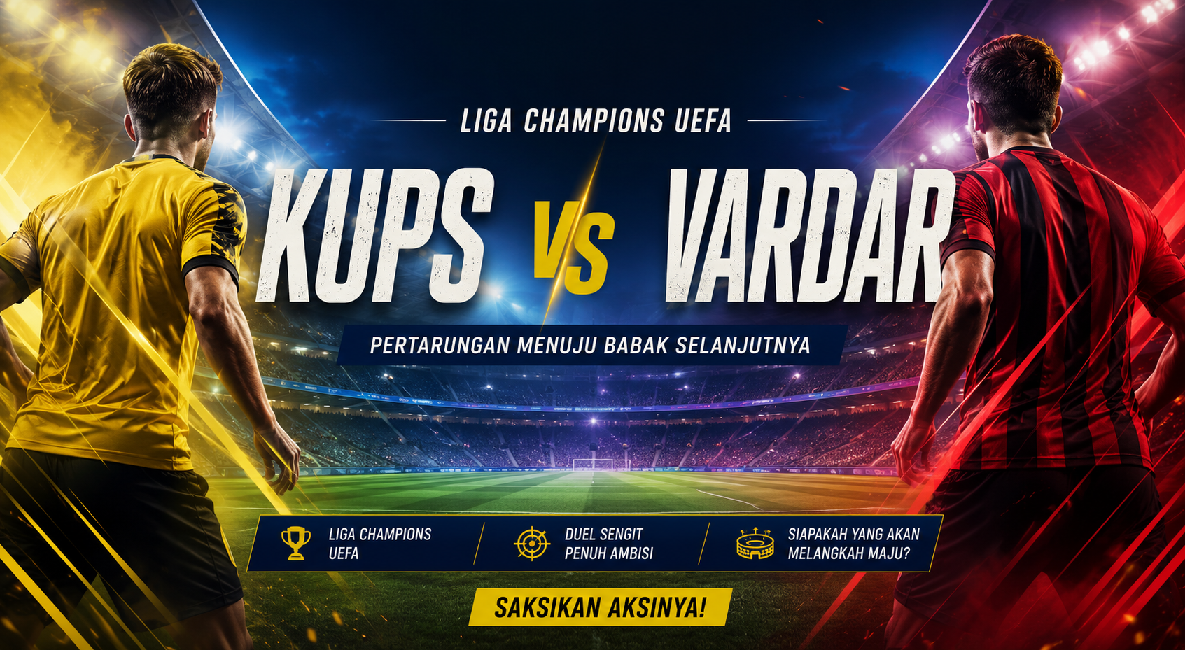 Langkah KuPS Menghadapi Vardar di Liga Champions UEFA Dapat Disimak Melalui Jalalive