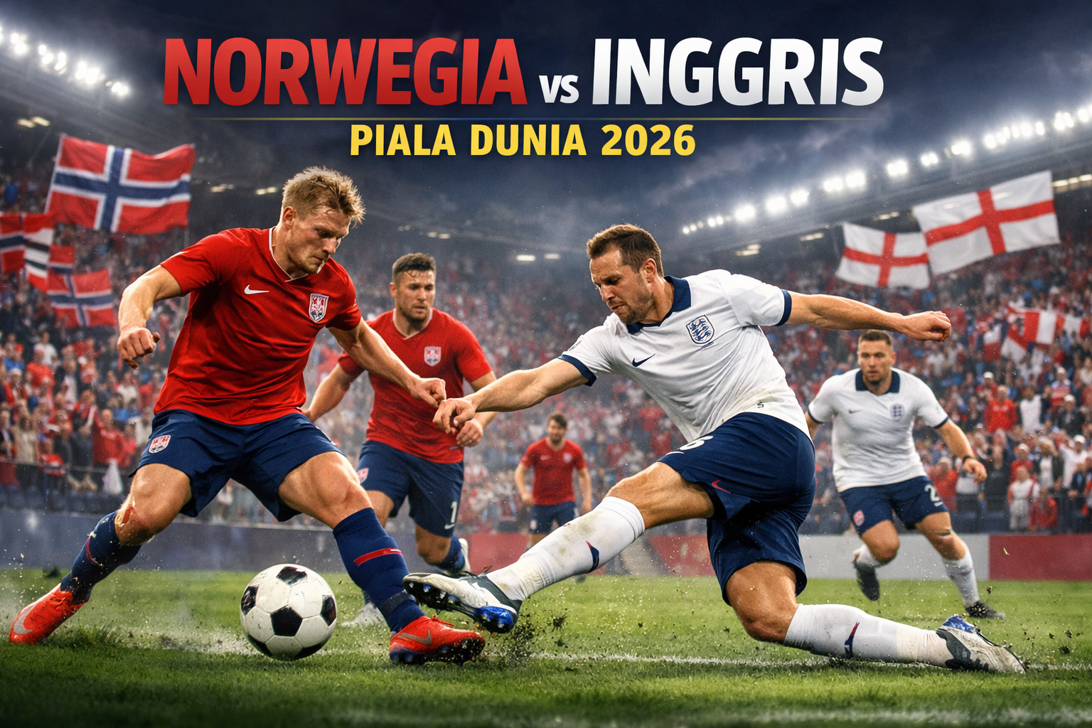 Live Streaming Norwegia vs Inggris Piala Dunia 2026 Dini Hari Ini Pukul 04.00 WIB Bersama Jalalive Menjadi Momen yang Sayang Dilewatkan
