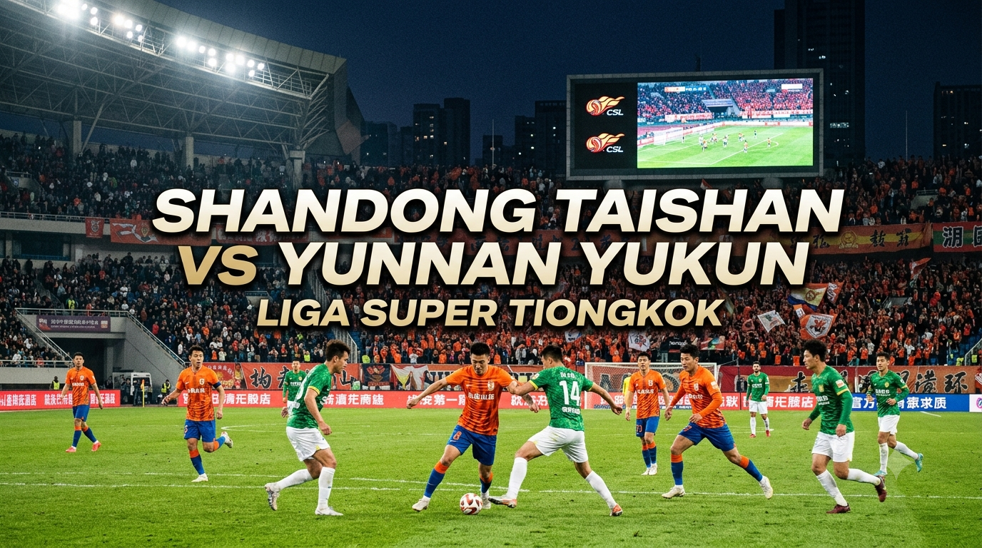 Pecinta Liga Super Tiongkok Nantikan Shandong Taishan vs Yunnan Yukun di Jalalive!
