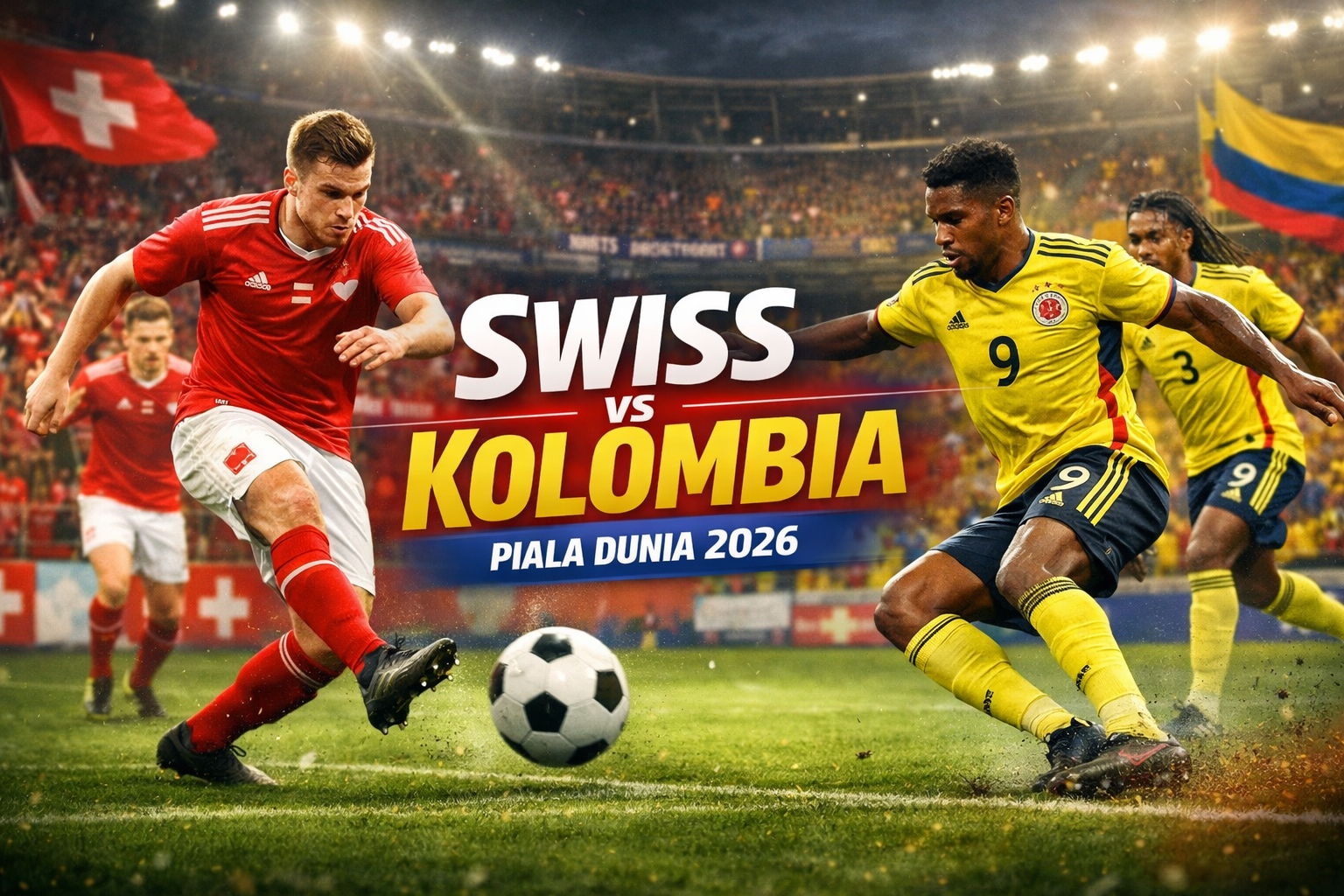 Swiss vs Kolombia Piala Dunia 2026 Dini Hari Ini Pukul 03.00 WIB – Jalalive Sajikan Streaming Duel Penentu dengan Ritme Cepat dan Atmosfer Besar